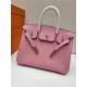 Hermes Birkin 25/30/35cm Bag Togo Leather In Rose Saiura WAX High