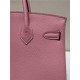 Hermes Birkin 25/30/35cm Bag Togo Leather In Rose Saiura WAX High