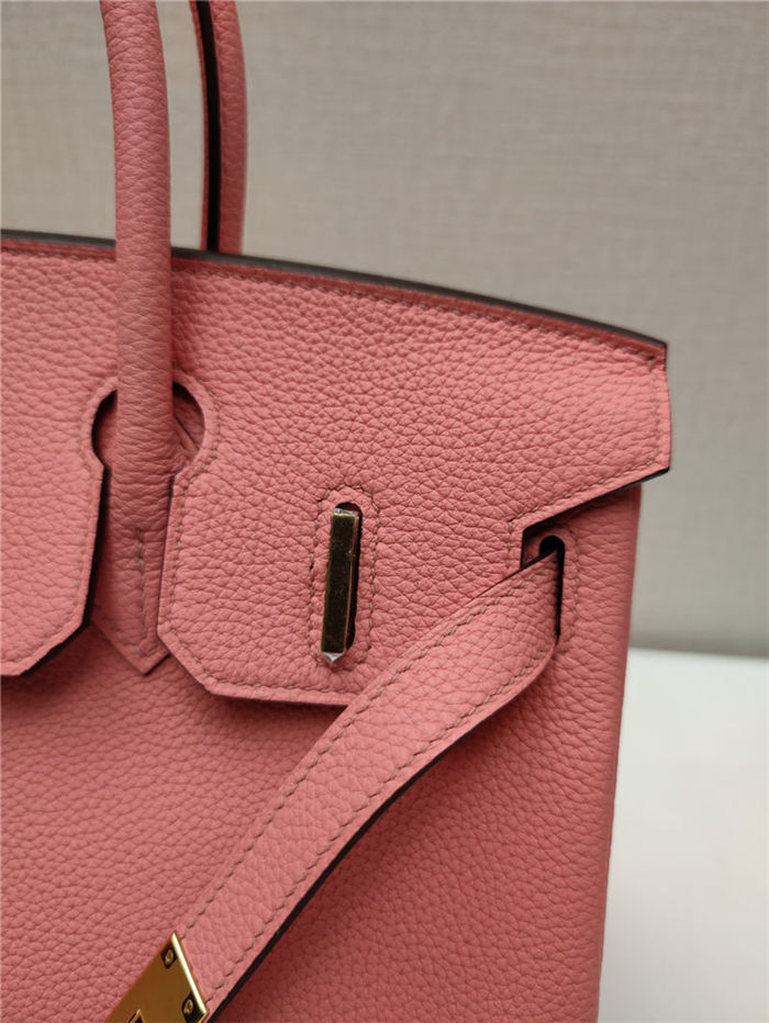 Hermes Birkin 25/30/35cm Bag Togo Leather In Rose Confetti WAX High