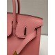 Hermes Birkin 25/30/35cm Bag Togo Leather In Rose Confetti WAX High