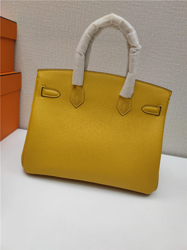 Hermes Birkin 25/30/35cm Bag Togo Leather In Jaune Ambre WAX High