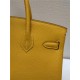 Hermes Birkin 25/30/35cm Bag Togo Leather In Jaune Ambre WAX High