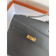 Hermes Kelly Sellier 25 Epsom WAX Black High