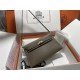 Hermes Kelly Elan 27cm Goatskin Etoupe Gold-Metal WAX High