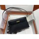 Hermes Kelly Elan 27cm Goatskin Black Gold-Metal WAX High