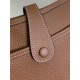 Hermes Evelyne III PM Bag Clemence Leather In Camel High