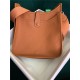 Hermes Evelyne III PM Bag Clemence Leather In Orange High