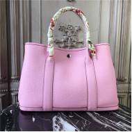 Hermes Garden Party 30/36 Bag Togo Calfskin In Pink High