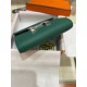 Hermes Constance Compact Wallet Epsom Leather Green High