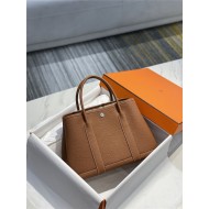 Hermes Garden Party 30/36 Bag Togo Calfskin In Gold High