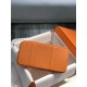 Hermes Garden Party 30/36 Bag Togo Calfskin In Orange High