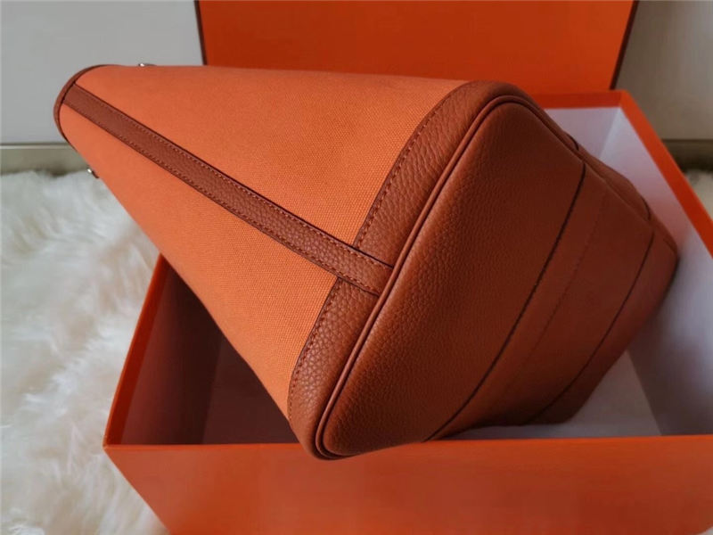 Hermes Garden Party 30/36 Bag Canvas&Togo WAX High