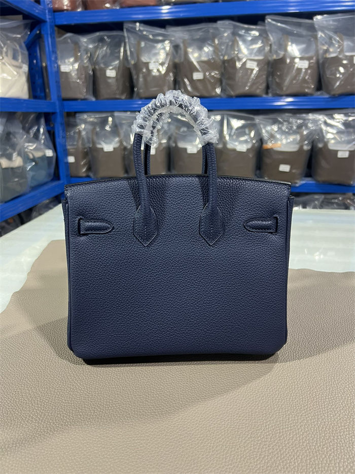 Hermes Birkin 25/30/35cm Bag Togo Leather In Bleu Obscur WAX High