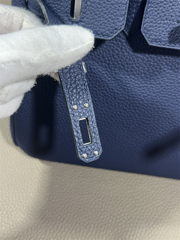 Hermes Birkin 25/30/35cm Bag Togo Leather In Bleu Obscur WAX High