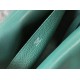 Hermes Halzan 31cm Bag Clemence Leather WAX In Malachite High