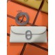 Hermes Chaine D Ancre To Go wallet Epsom calfskin WAX Craie High