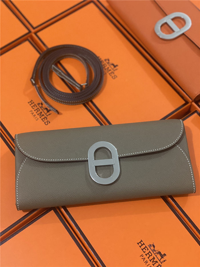 Hermes Chaine D Ancre To Go wallet Epsom calfskin WAX Etoupe High