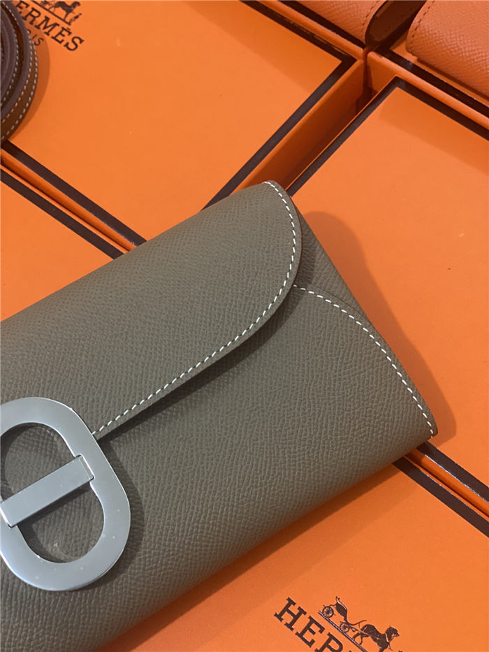 Hermes Chaine D Ancre To Go wallet Epsom calfskin WAX Etoupe High