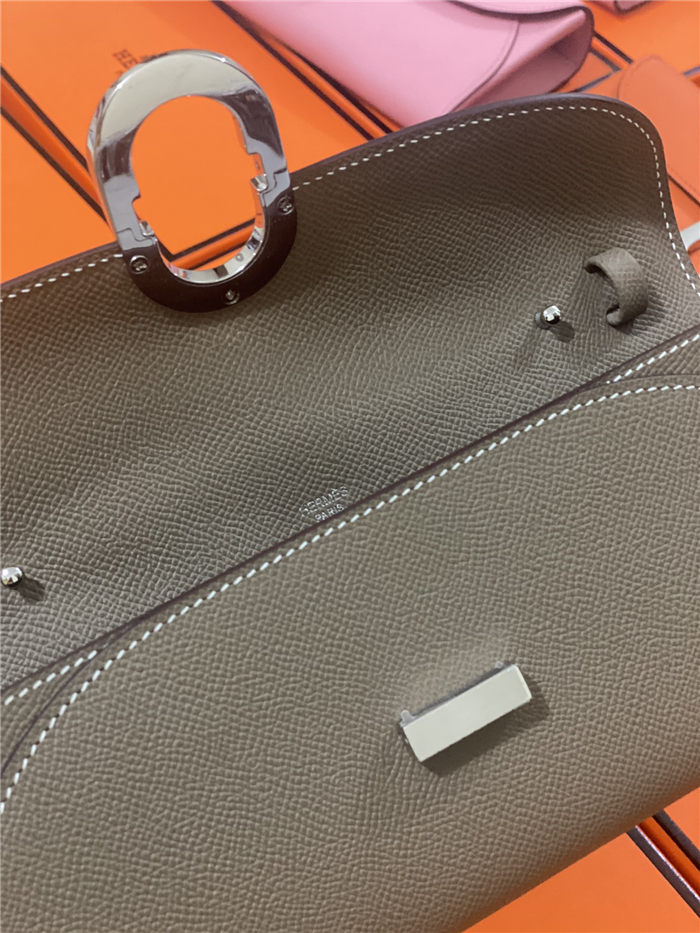 Hermes Chaine D Ancre To Go wallet Epsom calfskin WAX Etoupe High