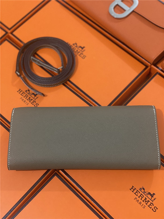 Hermes Chaine D Ancre To Go wallet Epsom calfskin WAX Etoupe High