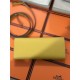 Hermes Chaine D Ancre To Go wallet Epsom calfskin WAX Jaune Ambre High