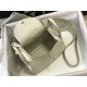 Hermes Lindy Mini Bag Calfskin Leather In Cream High