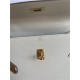 Hermes Kelly Sellier 25 Epsom WAX Cream White High