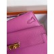 Hermes Kelly Sellier 25 Epsom WAX Purple Pink High