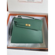 Hermes Kelly Sellier 25 Epsom WAX Green High