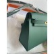 Hermes Kelly Sellier 25 Epsom WAX Green High