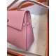 Hermes Kelly Sellier 25 Epsom WAX Pink High