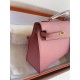 Hermes Kelly Sellier 25 Epsom WAX Pink High