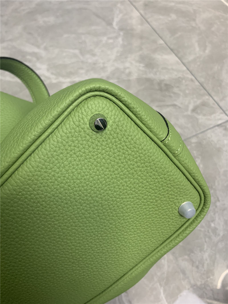 Hermes Picotin 18 Bag Clemence Leather In Lt-Green High