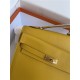 Hermes Kelly Sellier 25 Epsom WAX Yellow High