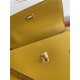 Hermes Kelly Sellier 25 Epsom WAX Yellow High