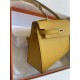 Hermes Kelly Sellier 25 Epsom WAX Yellow High