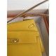 Hermes Kelly Sellier 25 Epsom WAX Yellow High