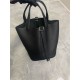 Hermes Picotin 18 Bag Clemence Leather In Black High