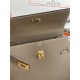 Hermes Kelly Sellier 25 Epsom WAX Etoupe High