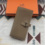 Hermes Bearn Gusset Wallet Epsom Calfskin High