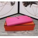 Hermes Dogon Combine Wallet Calfskin In Fuchsia High