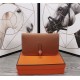 Hermes Dogon Combine Wallet Calfskin In Camel High