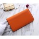 Hermes Constance Long Wallet Epsom Calfskin In Orange High