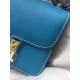 Hermes Mini Constance 18cm/24cm Epsom Bag Silver/Gold Metal Denim Blue High