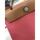 Hermes Herbag 31 bag Canvas and Leather Pink High