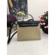 Hermes Herbag 31 bag Canvas and Leather Beige High