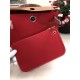 Hermes Herbag 31 bag Canvas and Leather Red High