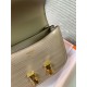 Hermes Mini Constance Crocodile Leather Bag Silver/Gold Metal High