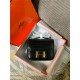 Hermes Mini Constance Crocodile Leather Bag Silver/Gold Metal High