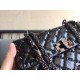 Valentino Spike Small Bag Crinkled Lambskin Black High